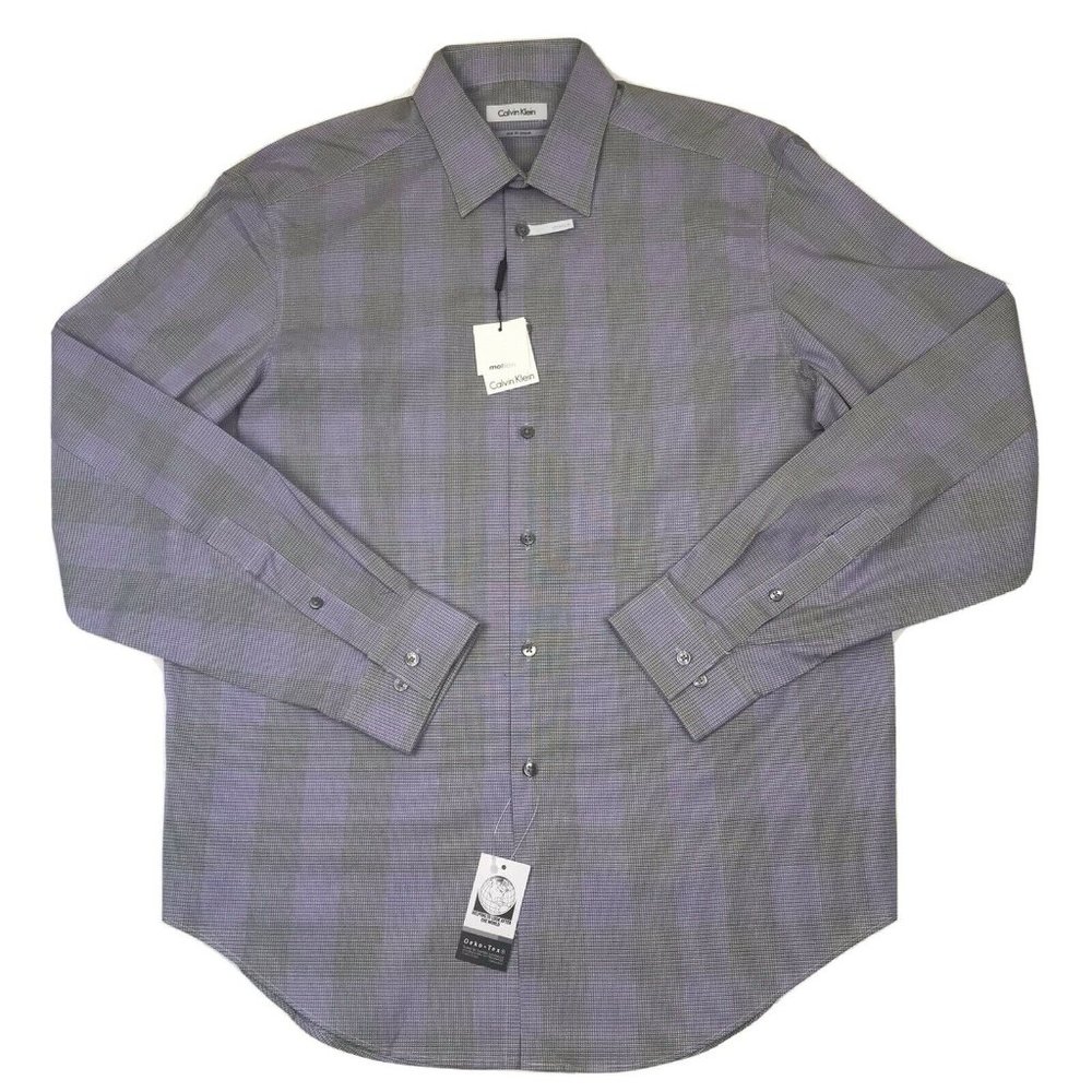 Calvin Klein Slim Fit Stretch Motion Dress Shirt